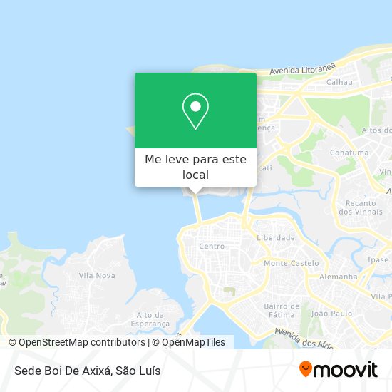 Sede Boi De Axixá mapa