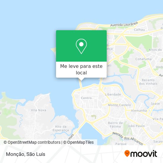 Monção mapa