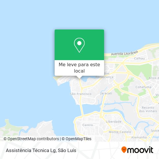 Assistência Técnica Lg mapa