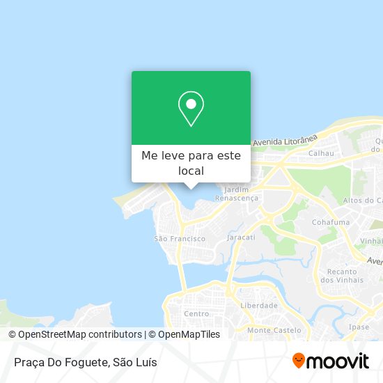 Praça Do Foguete mapa