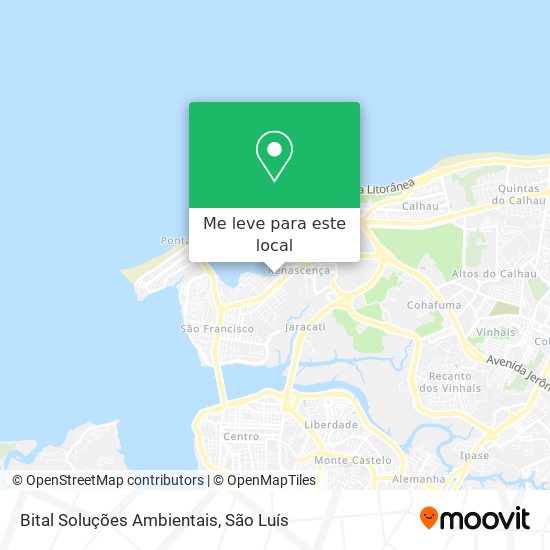 Bital Soluções Ambientais mapa