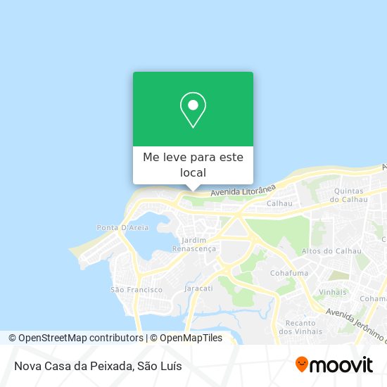 Nova Casa da Peixada mapa