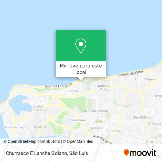 Churrasco E Lanche Goiano mapa