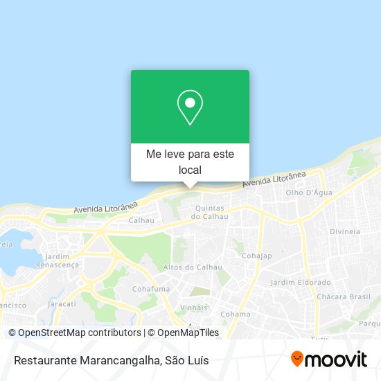 Restaurante Marancangalha mapa