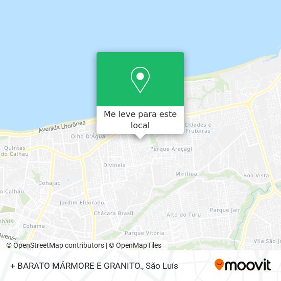 + BARATO MÁRMORE E GRANITO. mapa