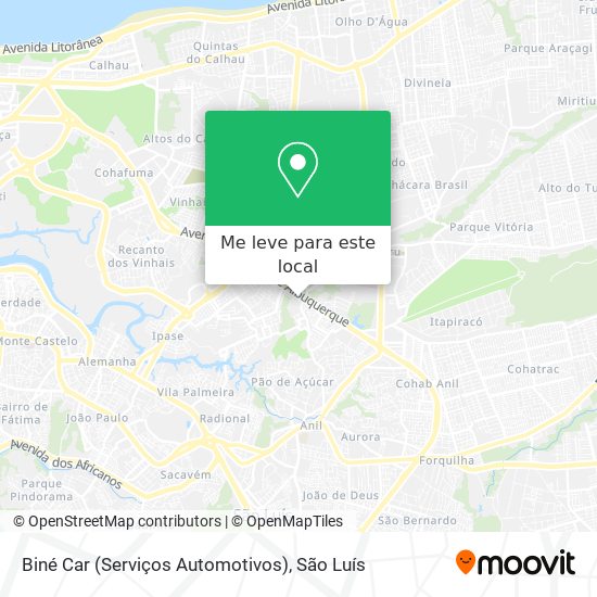 Biné Car (Serviços Automotivos) mapa