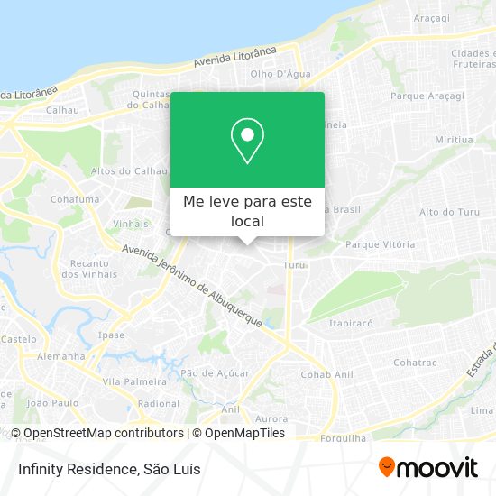 Infinity Residence mapa