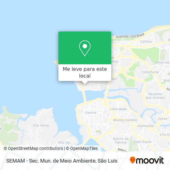 SEMAM - Sec. Mun. de Meio Ambiente mapa
