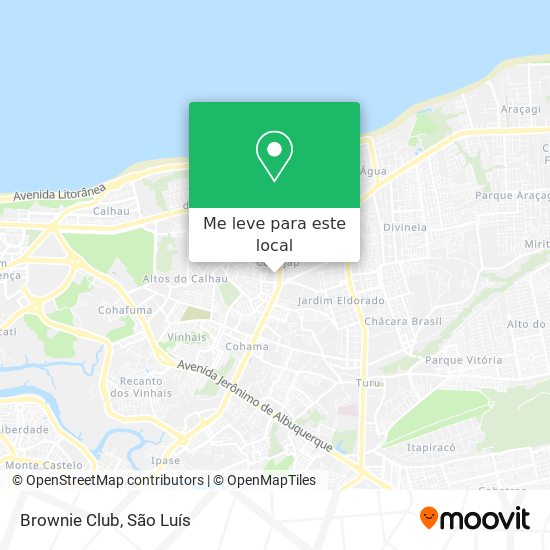 Brownie Club mapa