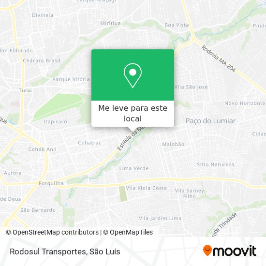 Rodosul Transportes mapa