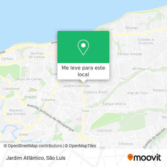 Jardim Atlântico mapa