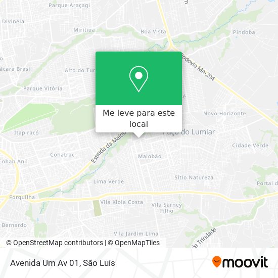 Avenida Um Av 01 mapa