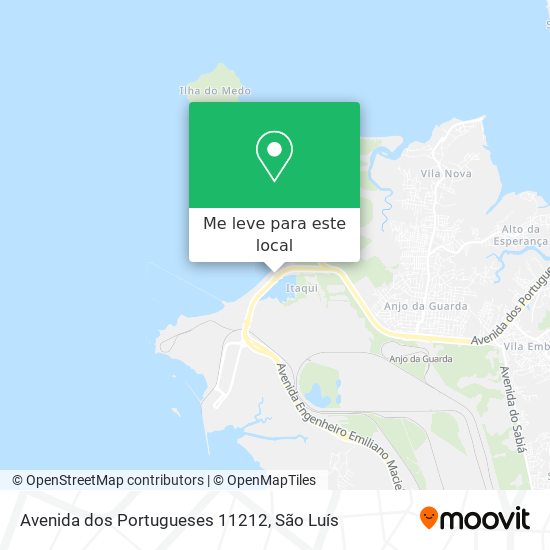 Avenida dos Portugueses 11212 mapa