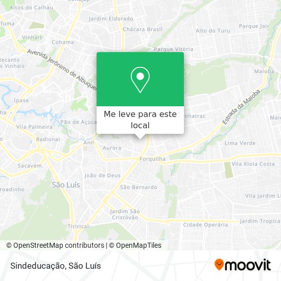 Sindeducação mapa