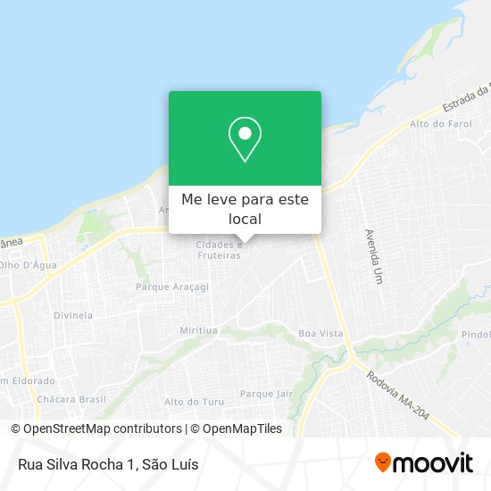 Rua Silva Rocha 1 mapa