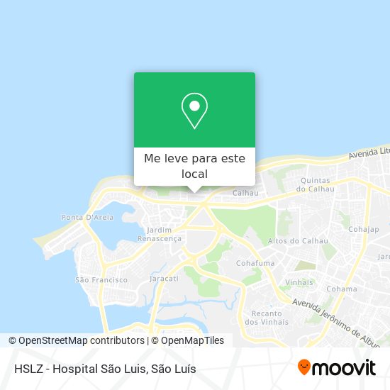 HSLZ - Hospital São Luis mapa