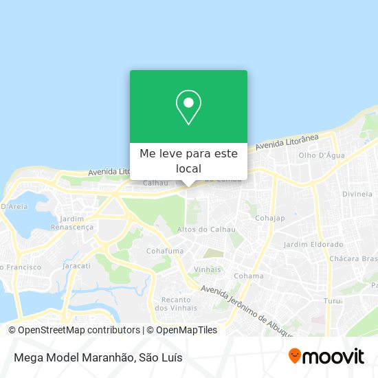 Mega Model Maranhão mapa