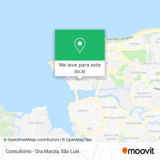 Consultório - Dra Marzia mapa