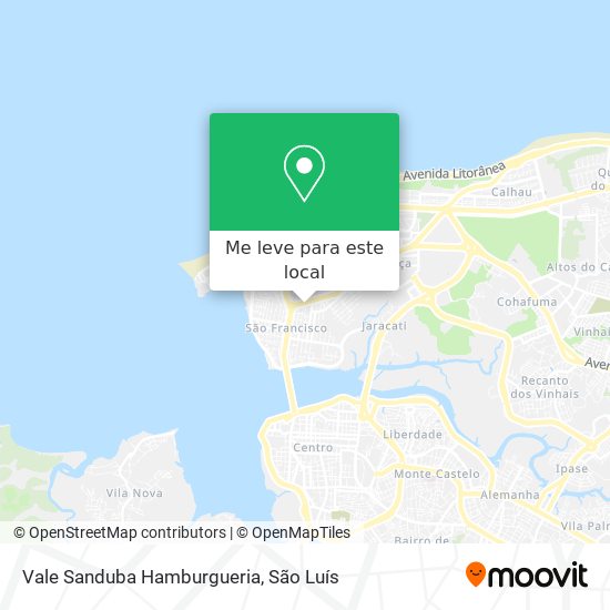 Vale Sanduba Hamburgueria mapa