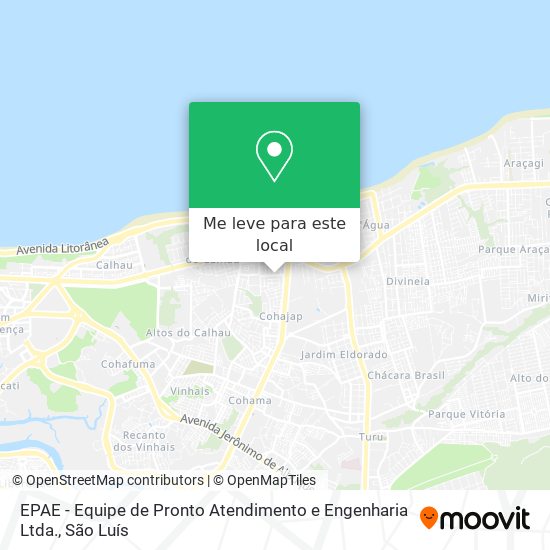 EPAE - Equipe de Pronto Atendimento e Engenharia Ltda. mapa