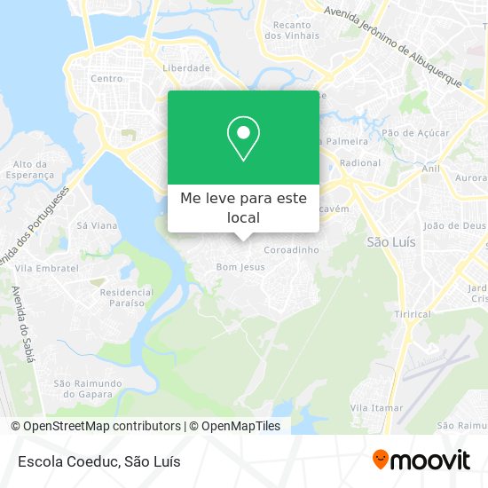 Escola Coeduc mapa