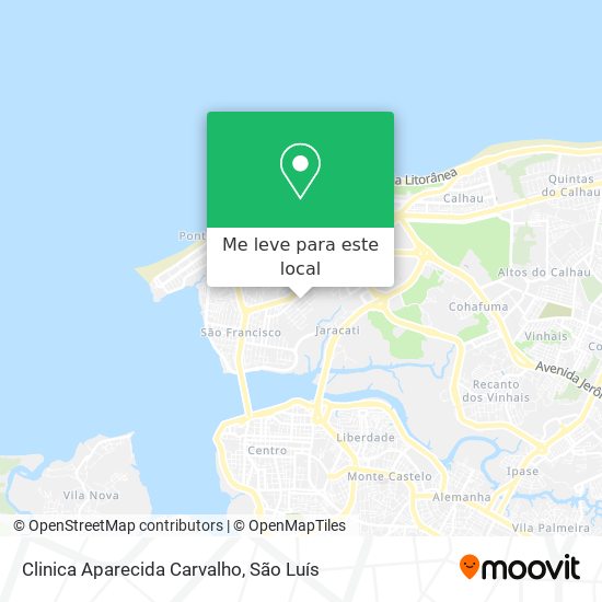 Clinica Aparecida Carvalho mapa