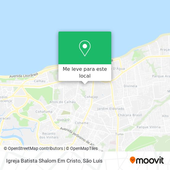 Igreja Batista Shalom Em Cristo mapa