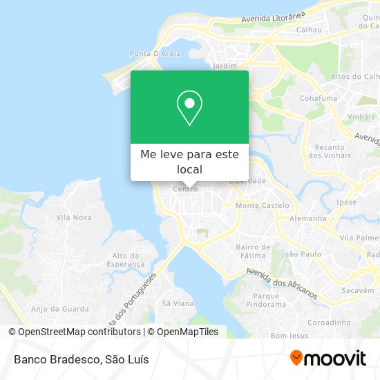 Banco Bradesco mapa