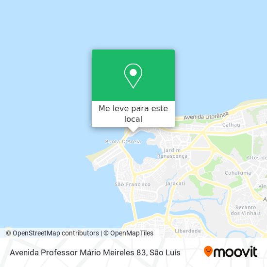 Avenida Professor Mário Meireles 83 mapa
