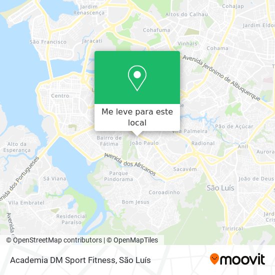 Academia DM Sport Fitness mapa