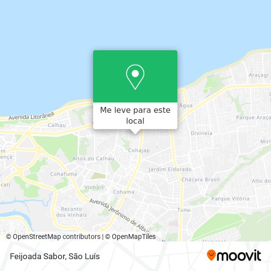 Feijoada Sabor mapa