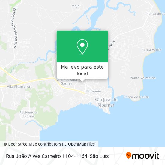 Rua João Alves Carneiro 1104-1164 mapa