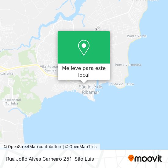 Rua João Alves Carneiro 251 mapa
