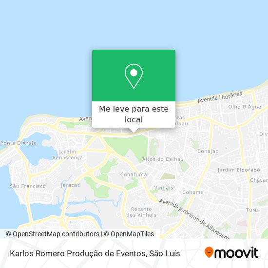 Karlos Romero Produção de Eventos mapa