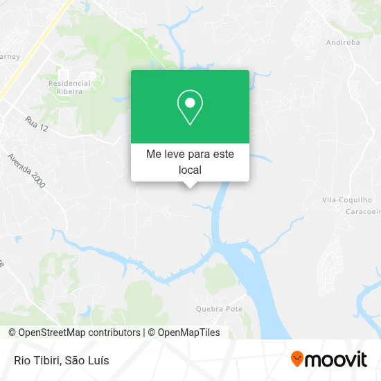 Rio Tibiri mapa
