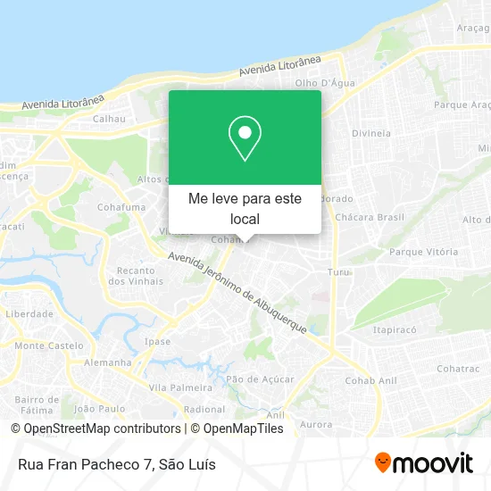 Rua Fran Pacheco 7 mapa