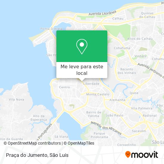 Praça do Jumento mapa