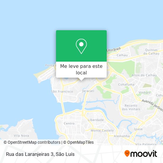 Rua das Laranjeiras 3 mapa