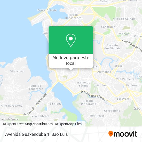 Avenida Guaxenduba 1 mapa