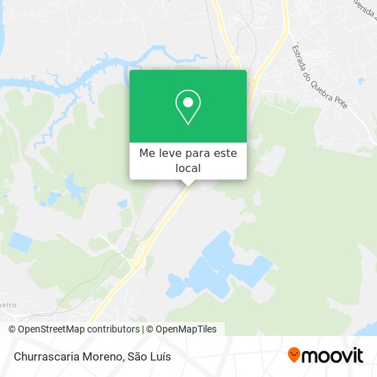 Churrascaria Moreno mapa