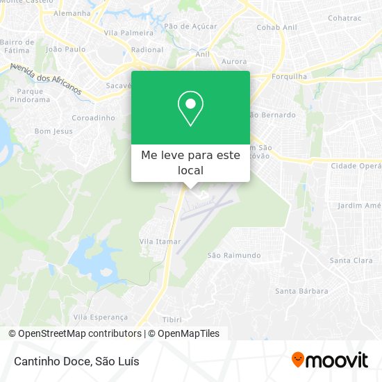 Cantinho Doce mapa