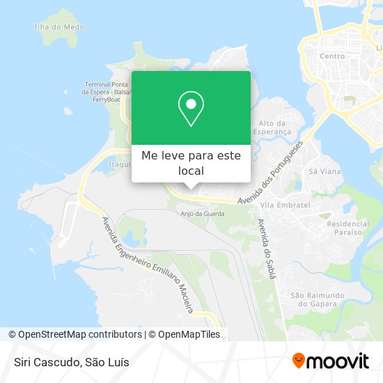 Siri Cascudo mapa