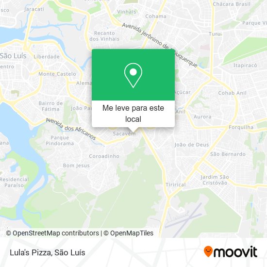 Lula's Pizza mapa