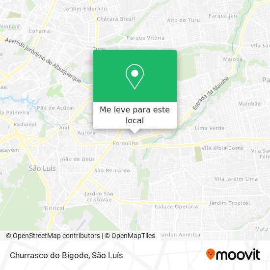 Churrasco do Bigode mapa