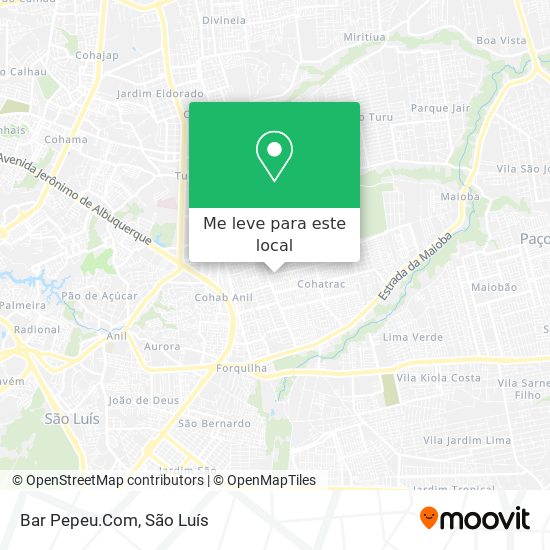 Bar Pepeu.Com mapa