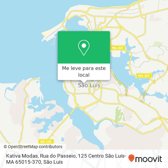 Kativa Modas, Rua do Passeio, 125 Centro São Luís-MA 65015-370 mapa
