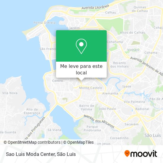 Sao Luis Moda Center mapa