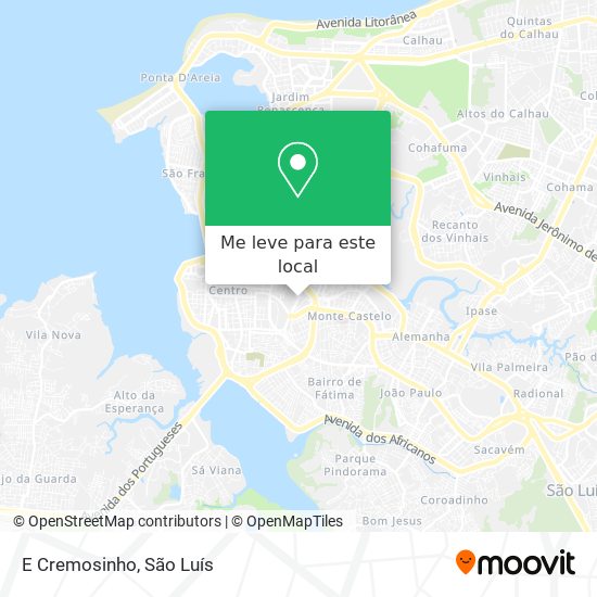 E Cremosinho mapa