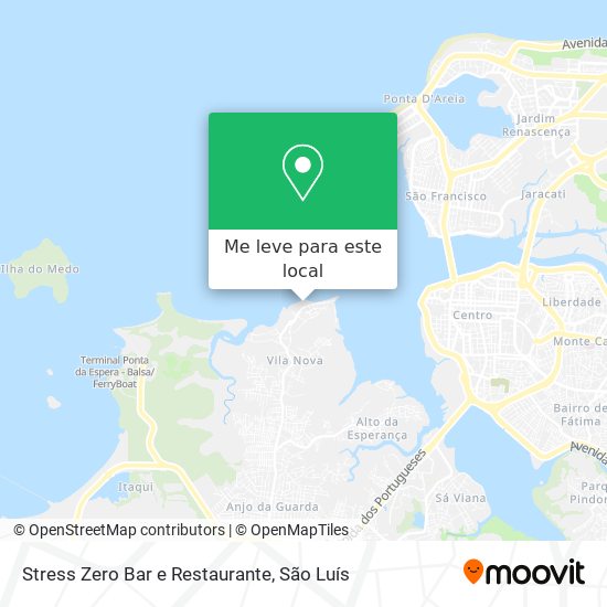 Stress Zero Bar e Restaurante mapa