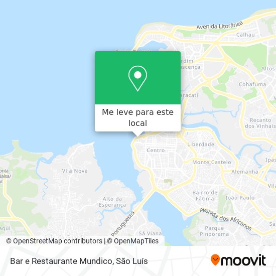 Bar e Restaurante Mundico mapa